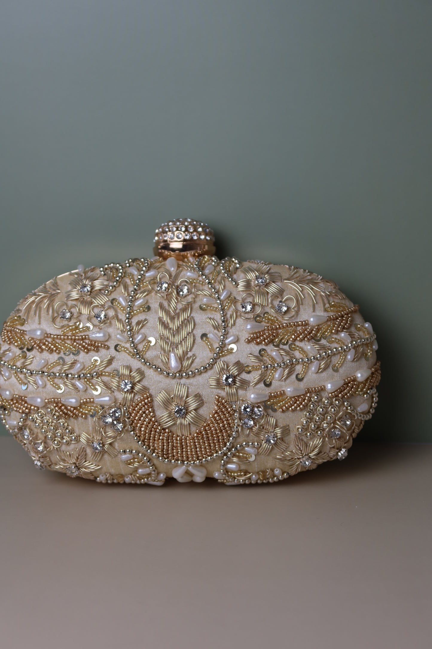 Embroidered Clutch