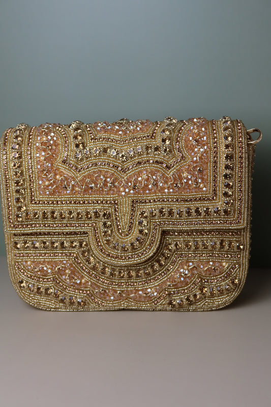 Jewelled Flap Purse